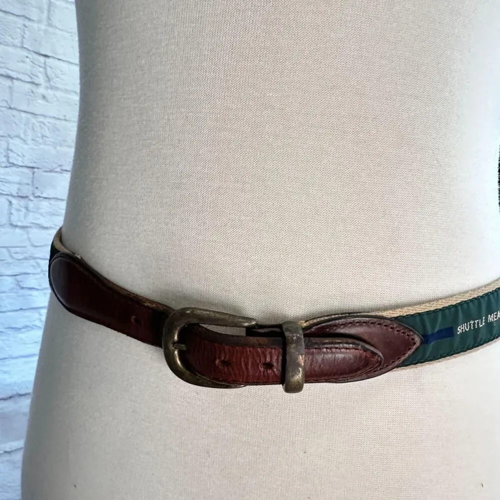 YRI Men's Green and Blue Belt sz 36